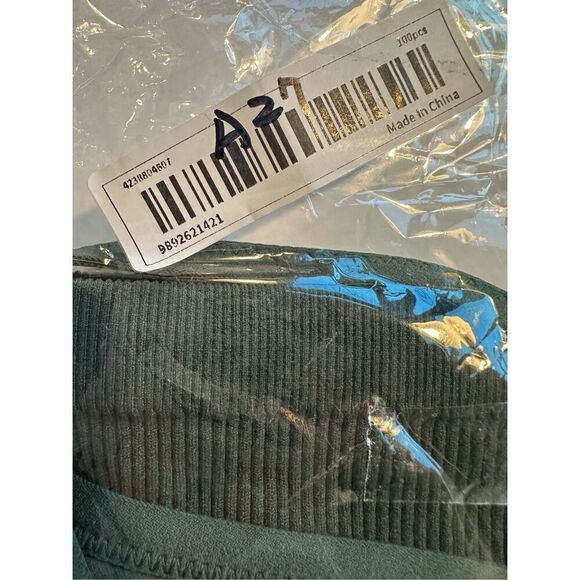 Size XL aerie One Shoulder Ribbed Bralette in Green - Picture 8 of 10